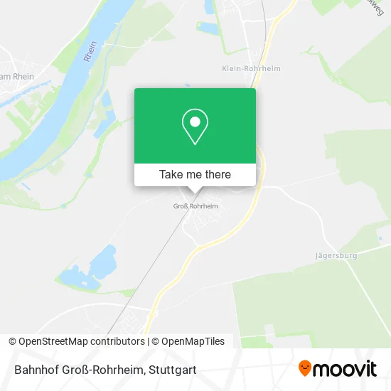 Карта Bahnhof Groß-Rohrheim