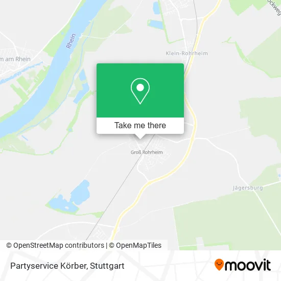 Карта Partyservice Körber