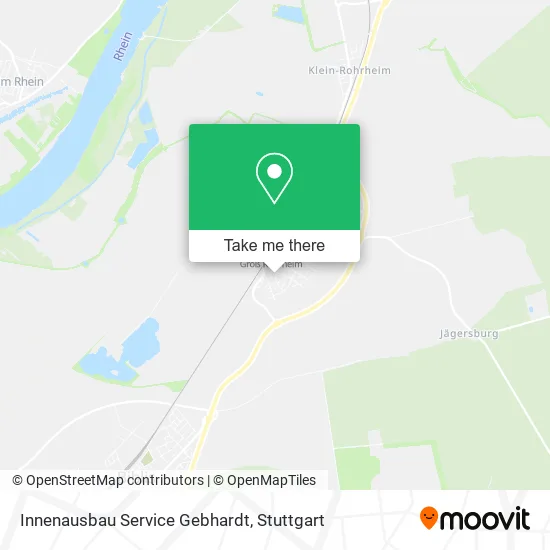 Innenausbau Service Gebhardt map