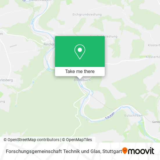 Карта Forschungsgemeinschaft Technik und Glas