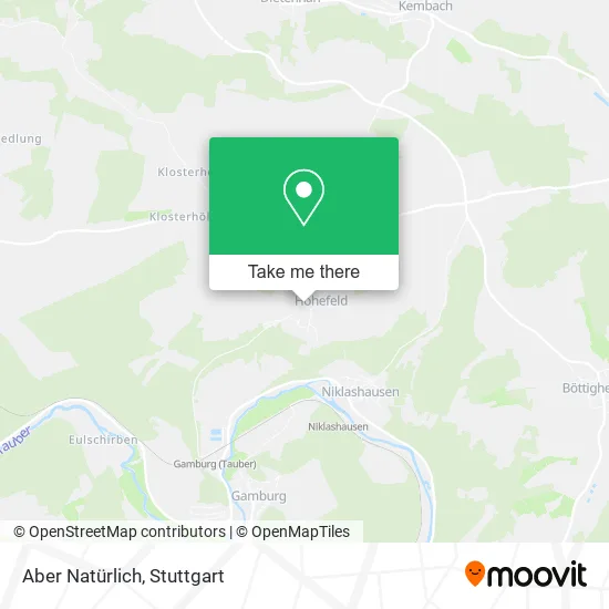 Карта Aber Natürlich