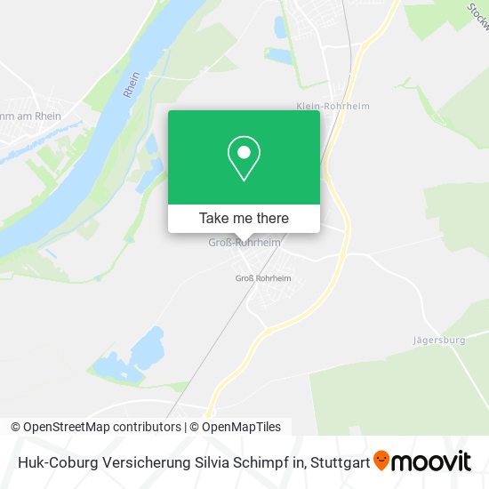 Huk-Coburg Versicherung Silvia Schimpf in map