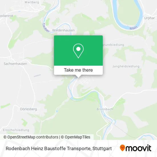 Карта Rodenbach Heinz Baustoffe Transporte