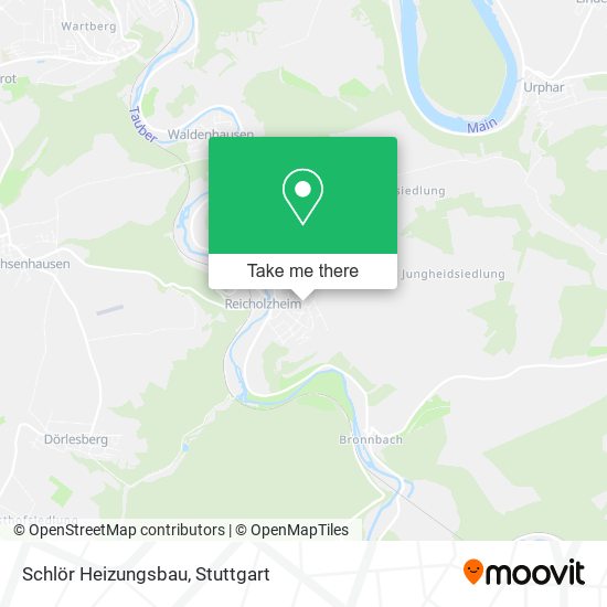 Schlör Heizungsbau map
