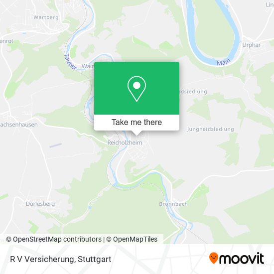R V Versicherung map
