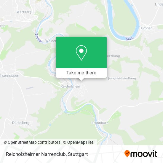 Reicholzheimer Narrenclub map