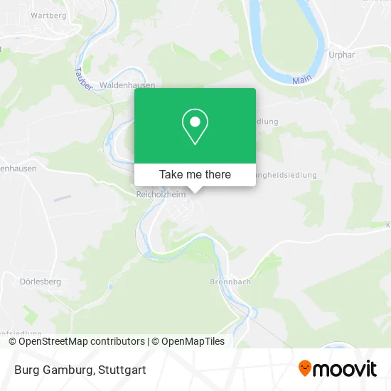 Карта Burg Gamburg