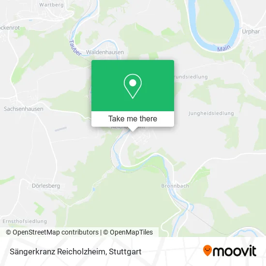 Карта Sängerkranz Reicholzheim