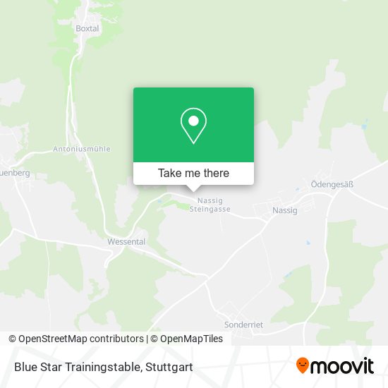 Blue Star Trainingstable map