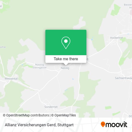 Allianz Versicherungen Gerd map