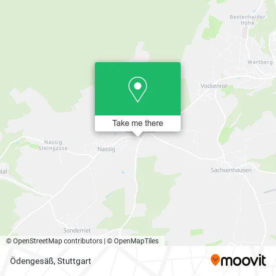 Карта Ödengesäß