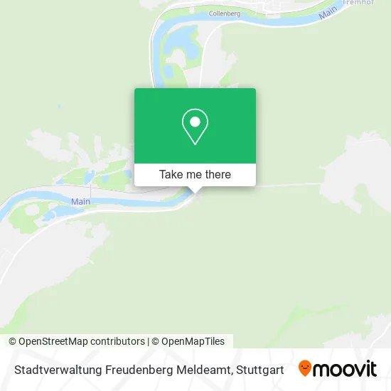 Карта Stadtverwaltung Freudenberg Meldeamt