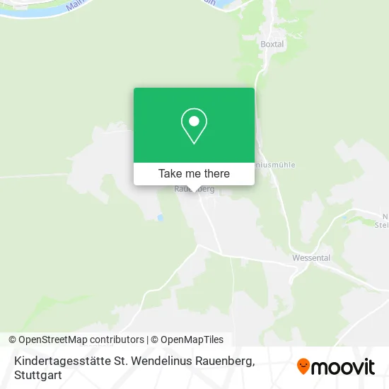 Карта Kindertagesstätte St. Wendelinus Rauenberg