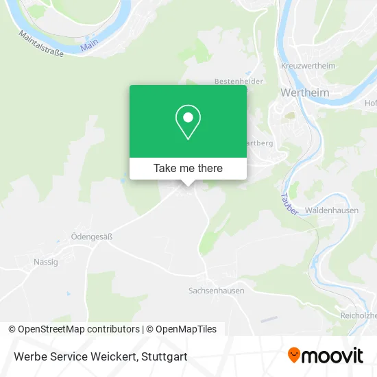 Карта Werbe Service Weickert