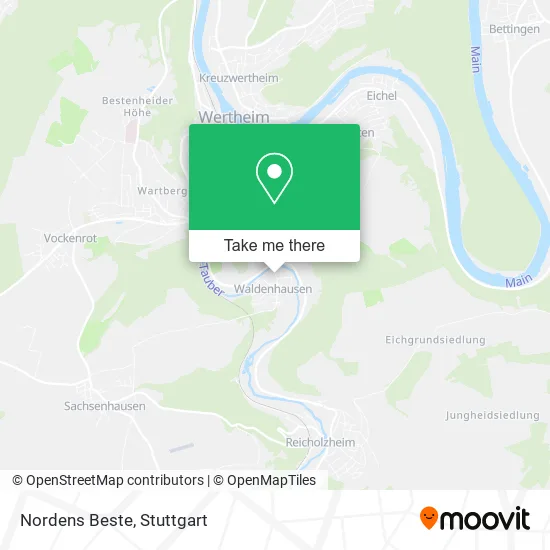 Карта Nordens Beste