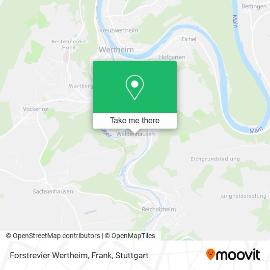 Forstrevier Wertheim, Frank map