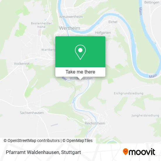 Карта Pfarramt Waldenhausen