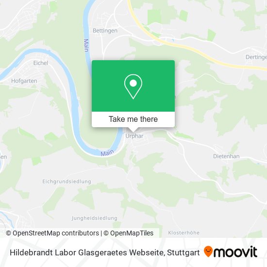 Карта Hildebrandt Labor Glasgeraetes Webseite