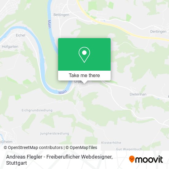 Andreas Flegler - Freiberuflicher Webdesigner map