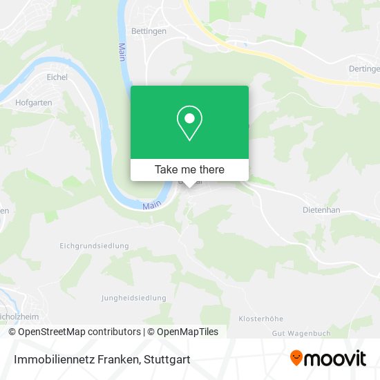 Immobiliennetz Franken map