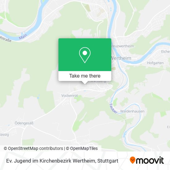 Карта Ev. Jugend im Kirchenbezirk Wertheim