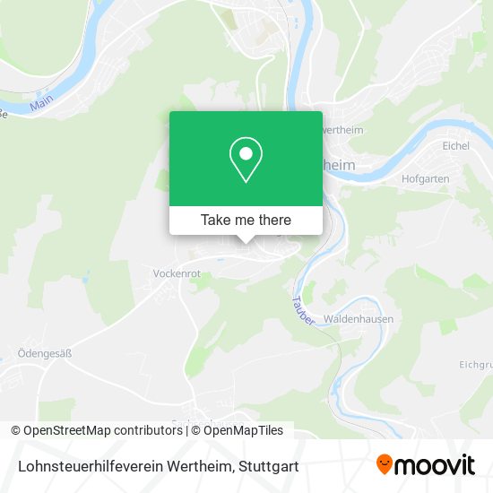 Lohnsteuerhilfeverein Wertheim map