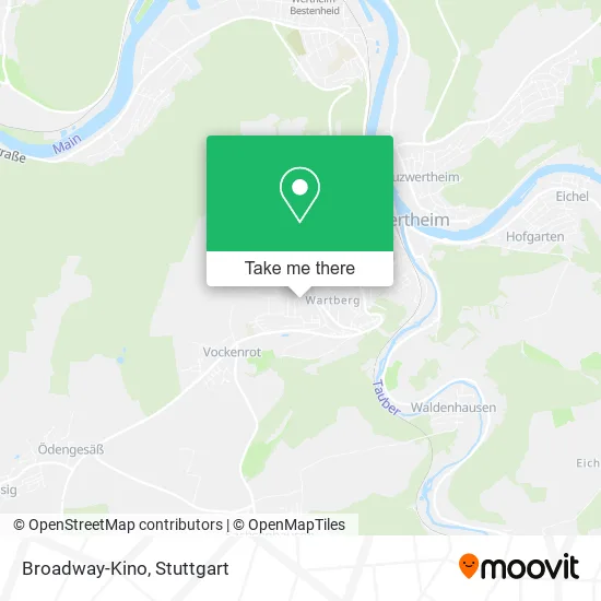 Карта Broadway-Kino
