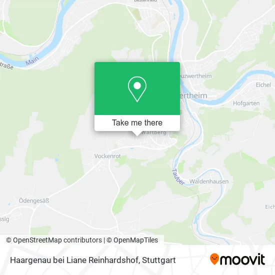 Карта Haargenau bei Liane Reinhardshof