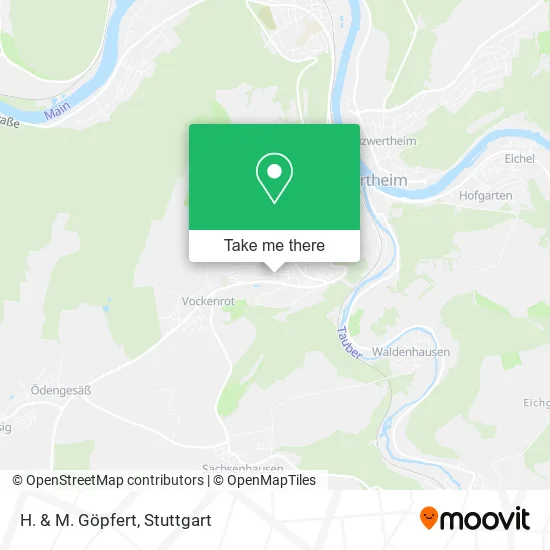 Карта H. & M. Göpfert