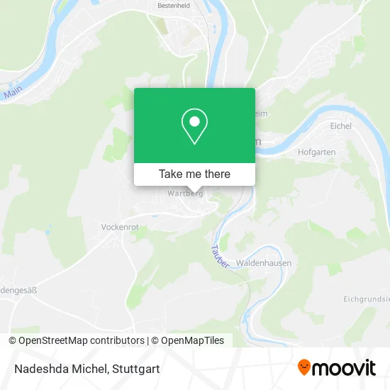 Карта Nadeshda Michel