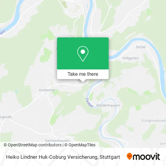 Карта Heiko Lindner Huk-Coburg Versicherung