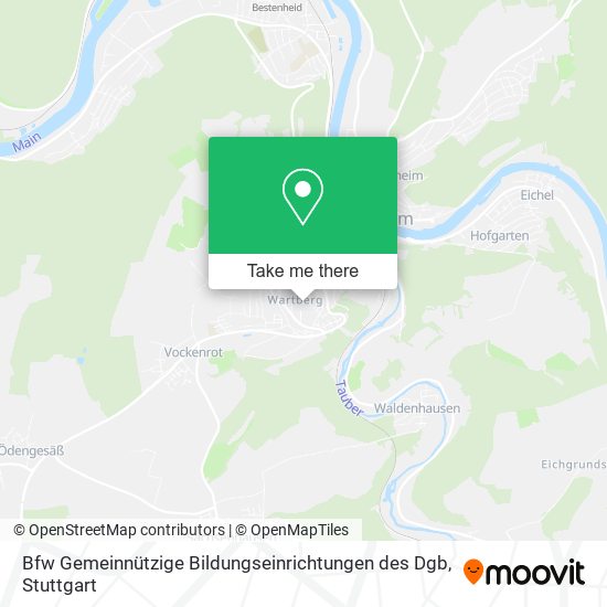 Bfw Gemeinnützige Bildungseinrichtungen des Dgb map