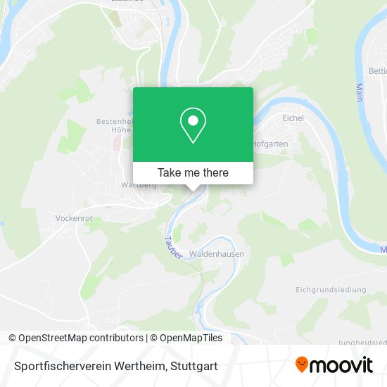 Sportfischerverein Wertheim map