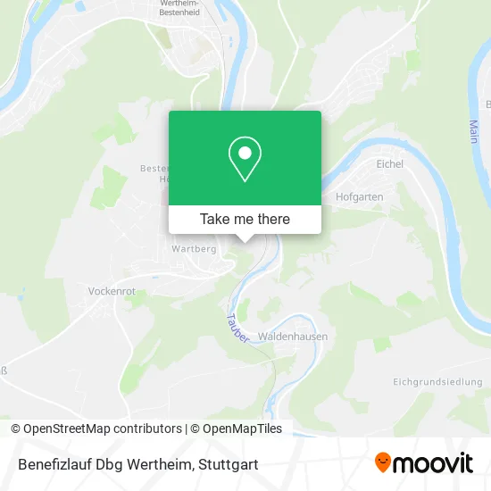 Карта Benefizlauf Dbg Wertheim