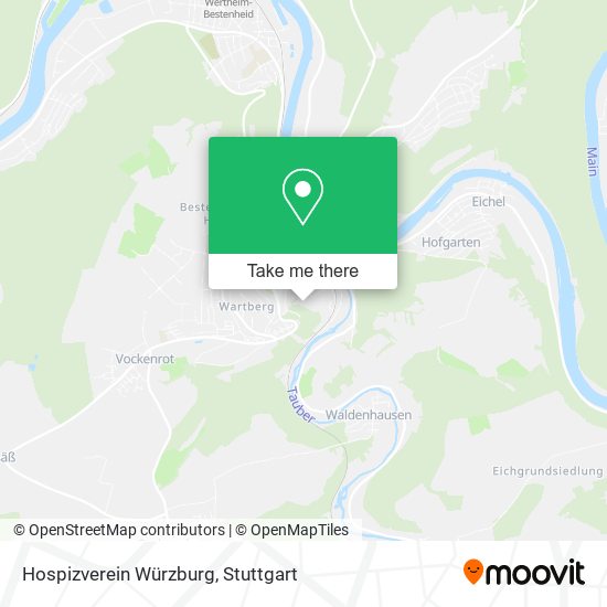 Hospizverein Würzburg map