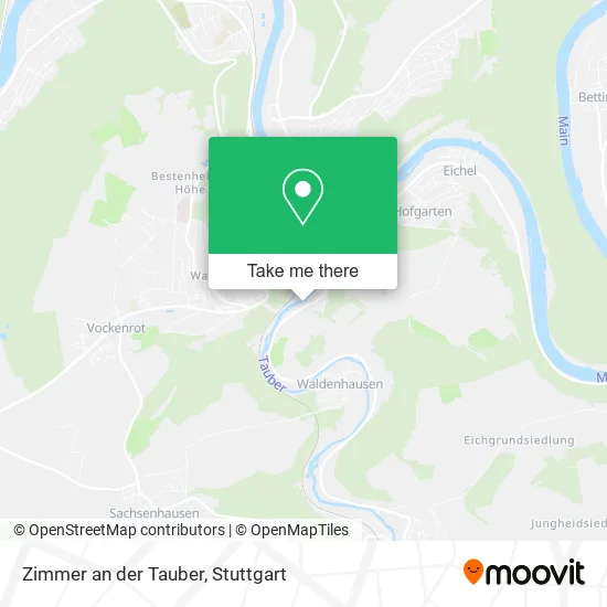 Карта Zimmer an der Tauber