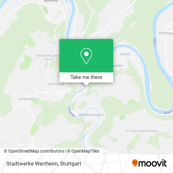 Карта Stadtwerke Wertheim