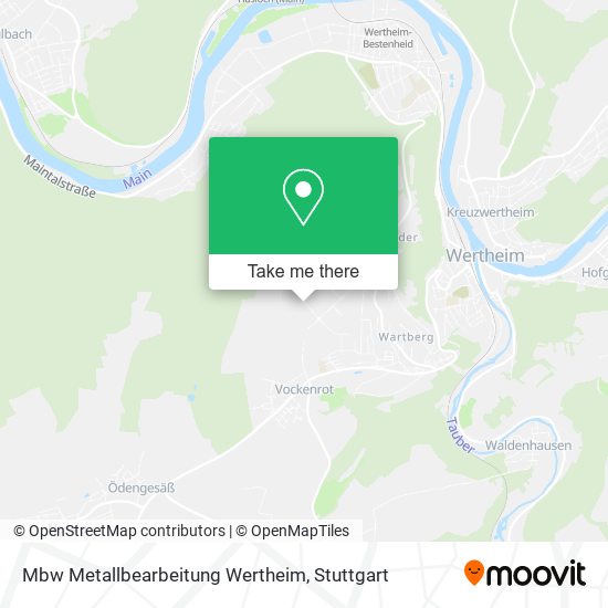 Mbw Metallbearbeitung Wertheim map