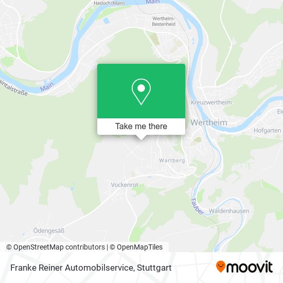 Franke Reiner Automobilservice map