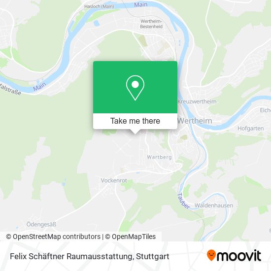 Felix Schäftner Raumausstattung map