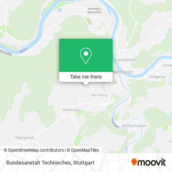 Bundesanstalt Technisches map