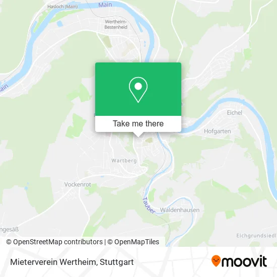 Карта Mieterverein Wertheim