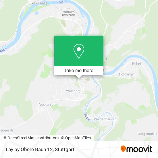 Карта Lay by Obere Bäun 12
