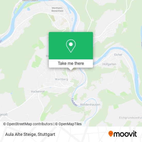 Карта Aula Alte Steige