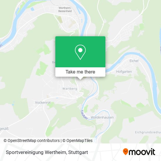 Sportvereinigung Wertheim map