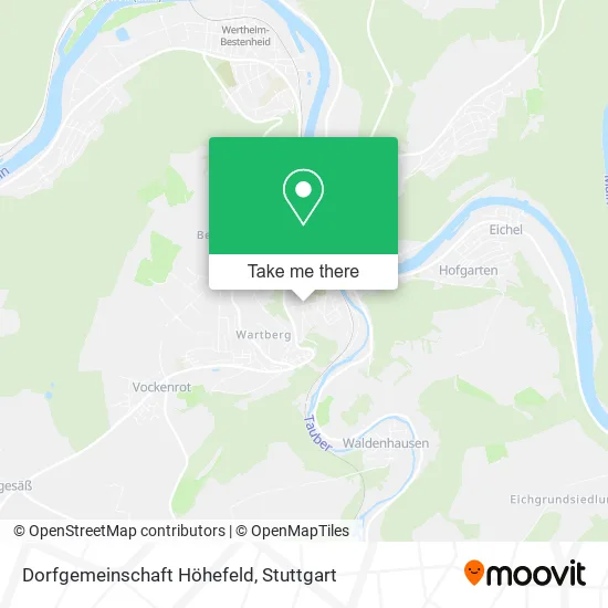 Карта Dorfgemeinschaft Höhefeld