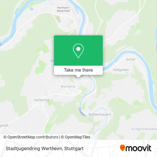 Карта Stadtjugendring Wertheim