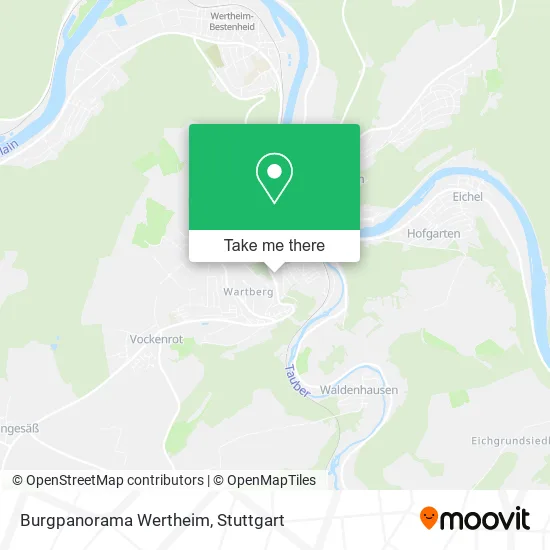 Карта Burgpanorama Wertheim