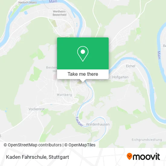 Карта Kaden Fahrschule