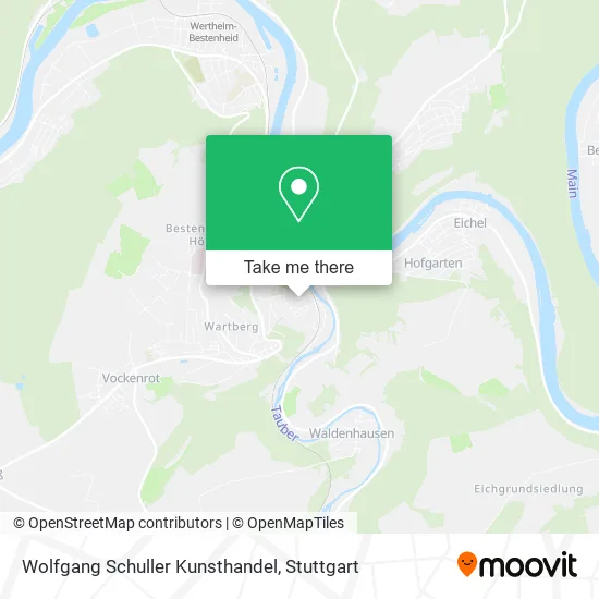 Карта Wolfgang Schuller Kunsthandel